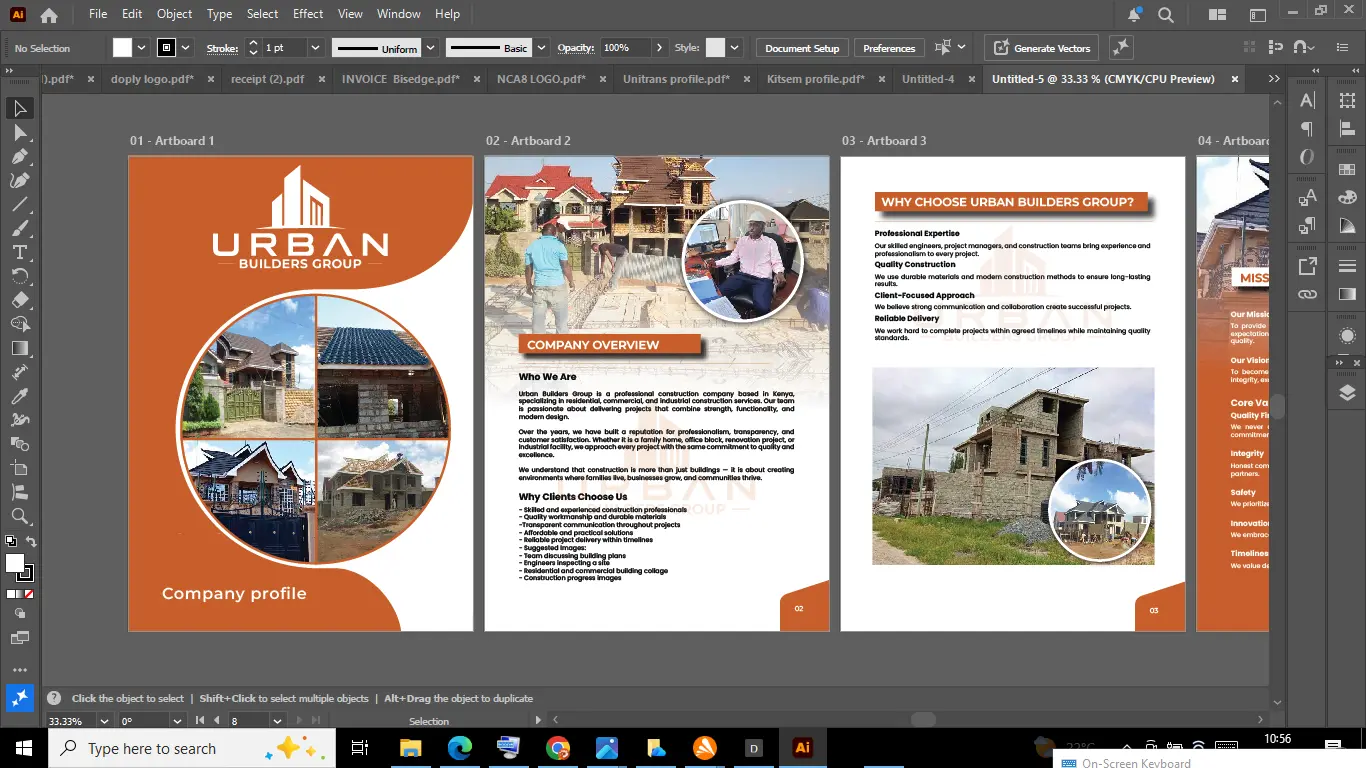 Urban Enterprise Profile Design